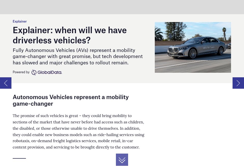 Explainer: when will we have driverless vehicles? - Just Auto 